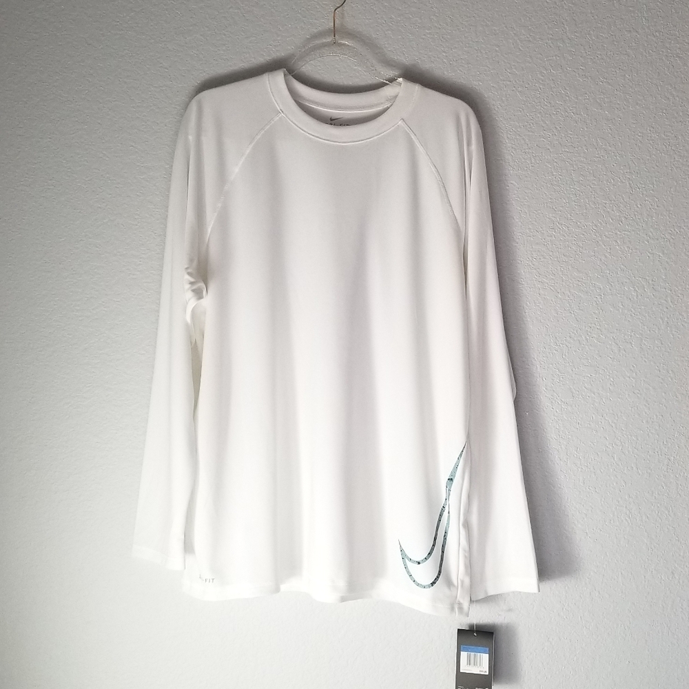Nike long sleeve DRI-FIT UPF 40+ Rash Guard